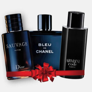 Combo de 3 Parfums - Christian Dior Sauvage Parfum + Bleu De Chanel + Armani Code